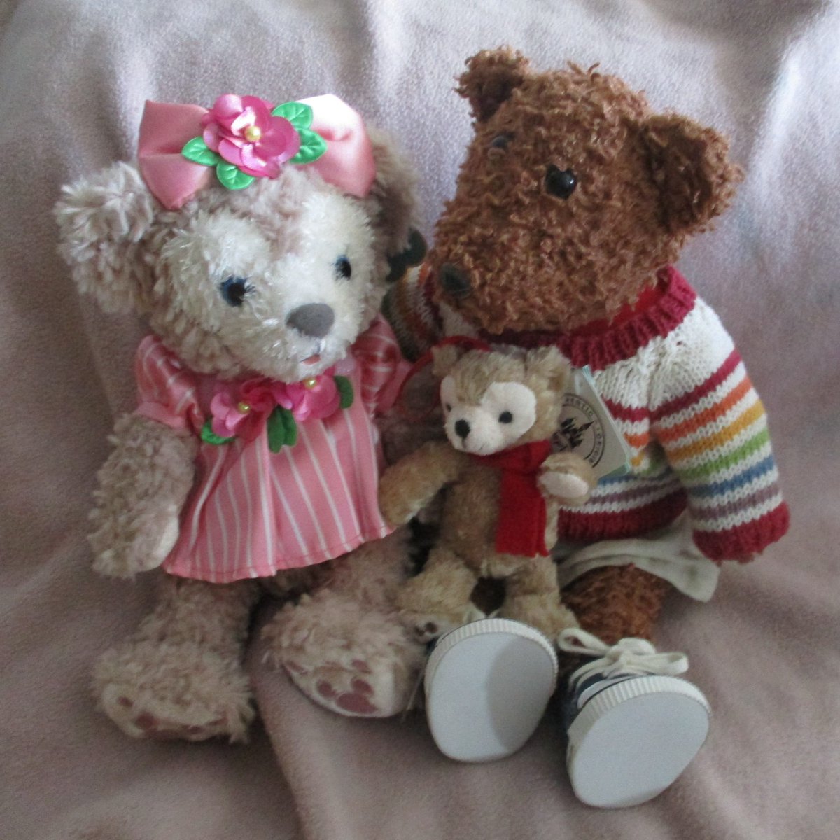 thank you to <a href="/TourGuideTed/">🇺🇦TourGuideTed©🧸🏳️‍🌈🐦🇪🇺</a> &amp; <a href="/IcyPinkLemonade/">Lillian</a> for all their hard work finding new homes for <a href="/IamDuffyBear/">😎Duffy Bear ❤️🐻❤️</a> 's hug including these two who arrived this morning #duffyshug xx ❤️🧡💛💚💙💜🩷