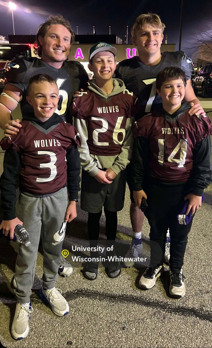 JR Wolves Football and Cheer (@jrwolvesfootbal) on Twitter photo Thanks you @kkoelby3 and <a href="/TylerVasey/">Tyler Vasey</a> for taking a quick second. I’m sure you made these kids nights!
Oh and another INT and TD. Congrats guys! Thanks you @kkoelby3 and <a href="/TylerVasey/">Tyler Vasey</a> for taking a quick second. I’m sure you made these kids nights!
Oh and another INT and TD. Congrats guys!
