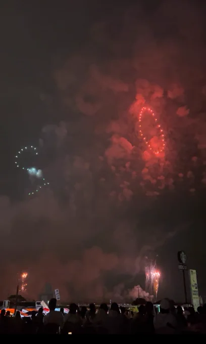 筑西×アイマス花火大会 た〜のしかった〜〜