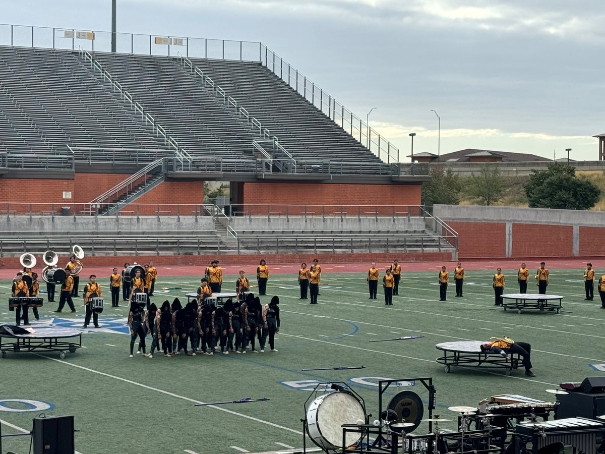 OsunaG5's tweet photo. @X Regionals performance at Heroes Stadium in the books.  Awaiting results.  Go Lockhart Roaring Lion Band! #LockedOnExcellence #LHSProud #GritandGanas https://t.co/rhhdXtifEr
