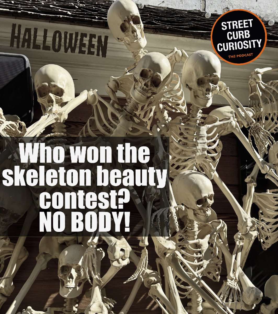 A #Halloween episode?  It's errie-sistible!
Is it scary?  Well, the #dadjokes are frightening.
Street Curb Curiosity -The Podcast
podcasts.apple.com/us/podcast/str…