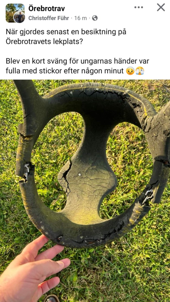 Detta är så bedrövligt och pinsamt av Örebrotravet att det vet inga gränser. För mig som har ungefär lika långt till Sundbyholm och besöker de båda banorna ungefär lika ofta blir förfallet av Örebrotravet extra tydligt 🤢