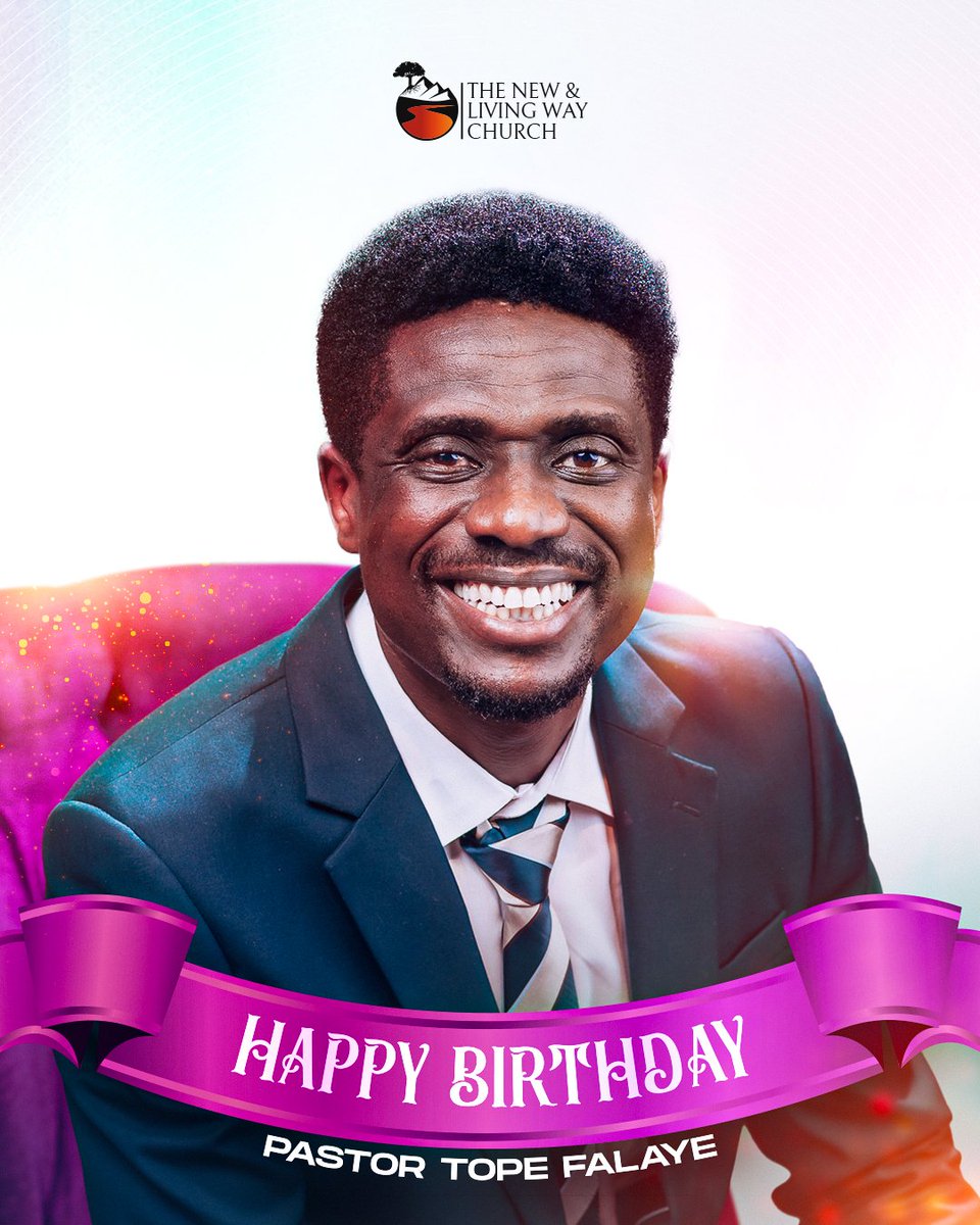 nlwclife's tweet photo. CELEBRATING PASTOR TEE! 🥳🥳

Sir, as you mark a new year, we pray that your feet will be more established than ever to keep walking in the path of life.

We love you, Pastor Tee, and wish you many happy returns!

From all of us at the New And Living Way Church. https://t.co/688QHCdzjT