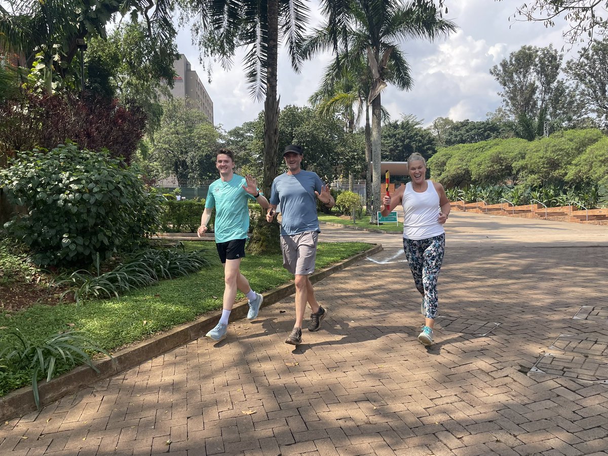 UKinUganda's tweet photo. Incredible day today at the #Globalmile in 🇺🇬. @UKinUganda staff &amp; family ran, danced, walked &amp; came together for this global event.

#GlobalMile https://t.co/l7AC4TEP30