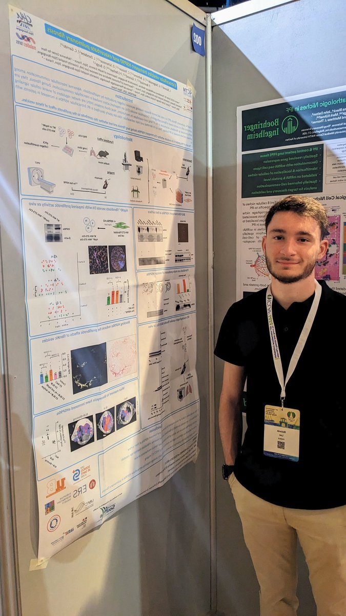 LBiziorek's tweet photo. Delighted to have presented my first-year PhD work this week at #ICLAF in Athens, emphasizing the role of HSP90α in the profibrotic effect of #extracellularvesicles.

@FduSouffle 
@ctm_dijon https://t.co/ARFMo6EvMb