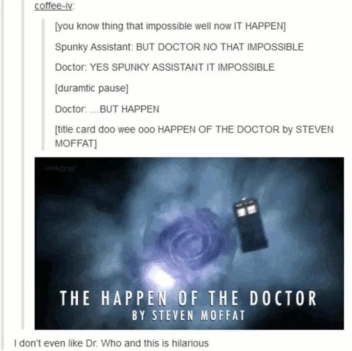 Doctor Who Minus Context tweet media