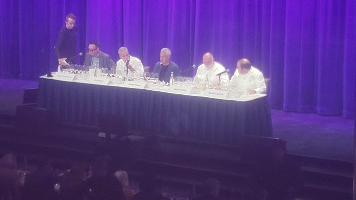 WineSpectator's tweet image. &quot;We chose Maine lobster because I love it,&quot; says @chefjoseandres. &quot;[This dish] goes so well with Sherry.&quot; #wine #chefschallenge #nywe2024