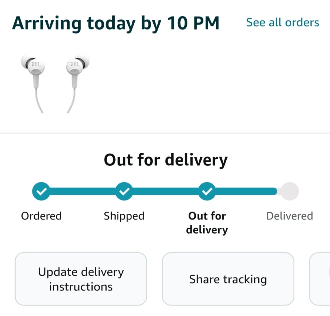 Orey <a href="/amazonIN/">Amazon India</a> inko 1hr lopu delivery avvakapovali apud chepta 🫠