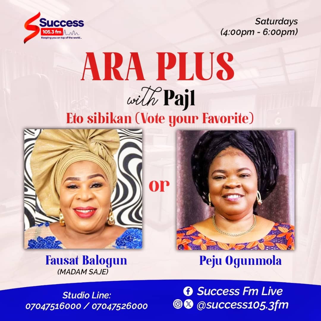 paj1official's tweet photo. #NowOnAir #Araplus with @paj1official @success1053fm 🎙️❤️
#ObaAraContest? https://t.co/bDAo7A0aPw