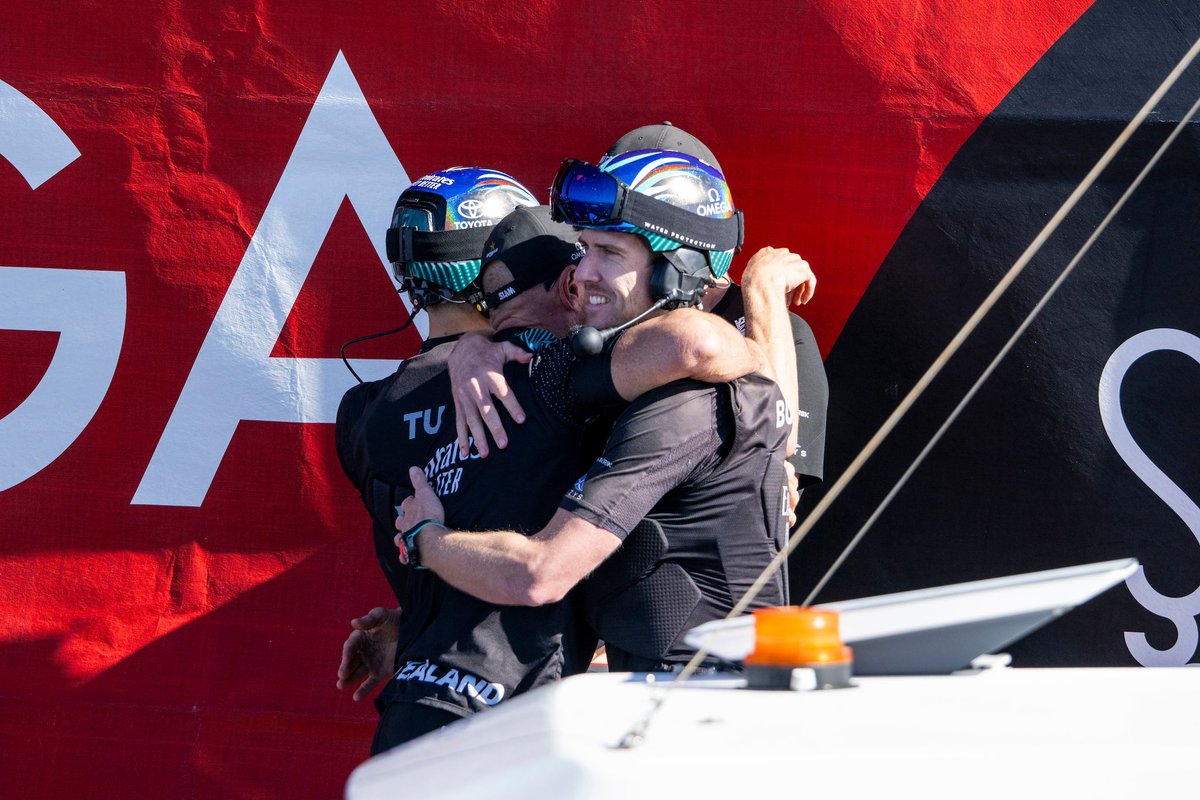 What a day. Winners of The Louis Vuitton 37th America’s Cup