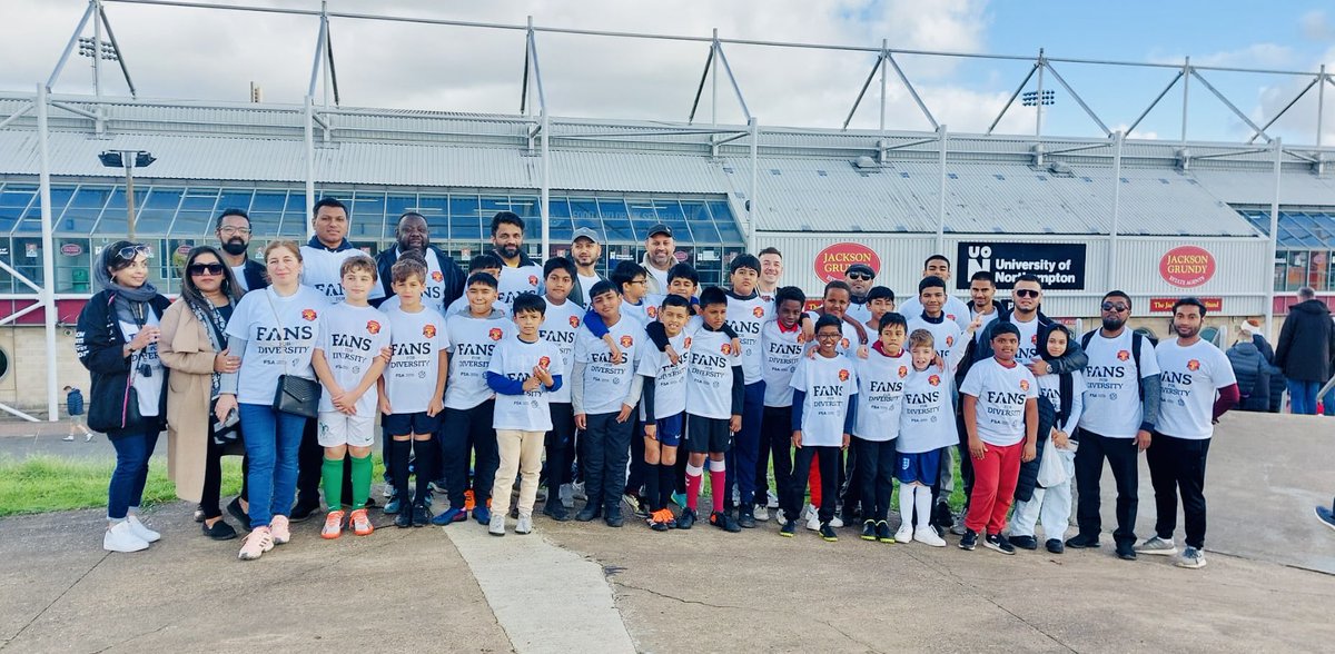 Northants United (@northantsunited) on Twitter photo Our first visit to Northampton Town Football Club with the Northants United players and parents
<a href="/NTFC_CT/">Northampton Town FC Community Trust</a> <a href="/ntfc/">Northampton Town</a> <a href="/kickitout/">Kick It Out</a> <a href="/Fans4Diversity/">FansForDiversity</a> <a href="/chauhnz/">Nilesh Chauhan</a> <a href="/AnwarU01/">Anwar Uddin MBE</a> d Our first visit to Northampton Town Football Club with the Northants United players and parents
<a href="/NTFC_CT/">Northampton Town FC Community Trust</a> <a href="/ntfc/">Northampton Town</a> <a href="/kickitout/">Kick It Out</a> <a href="/Fans4Diversity/">FansForDiversity</a> <a href="/chauhnz/">Nilesh Chauhan</a> <a href="/AnwarU01/">Anwar Uddin MBE</a> d