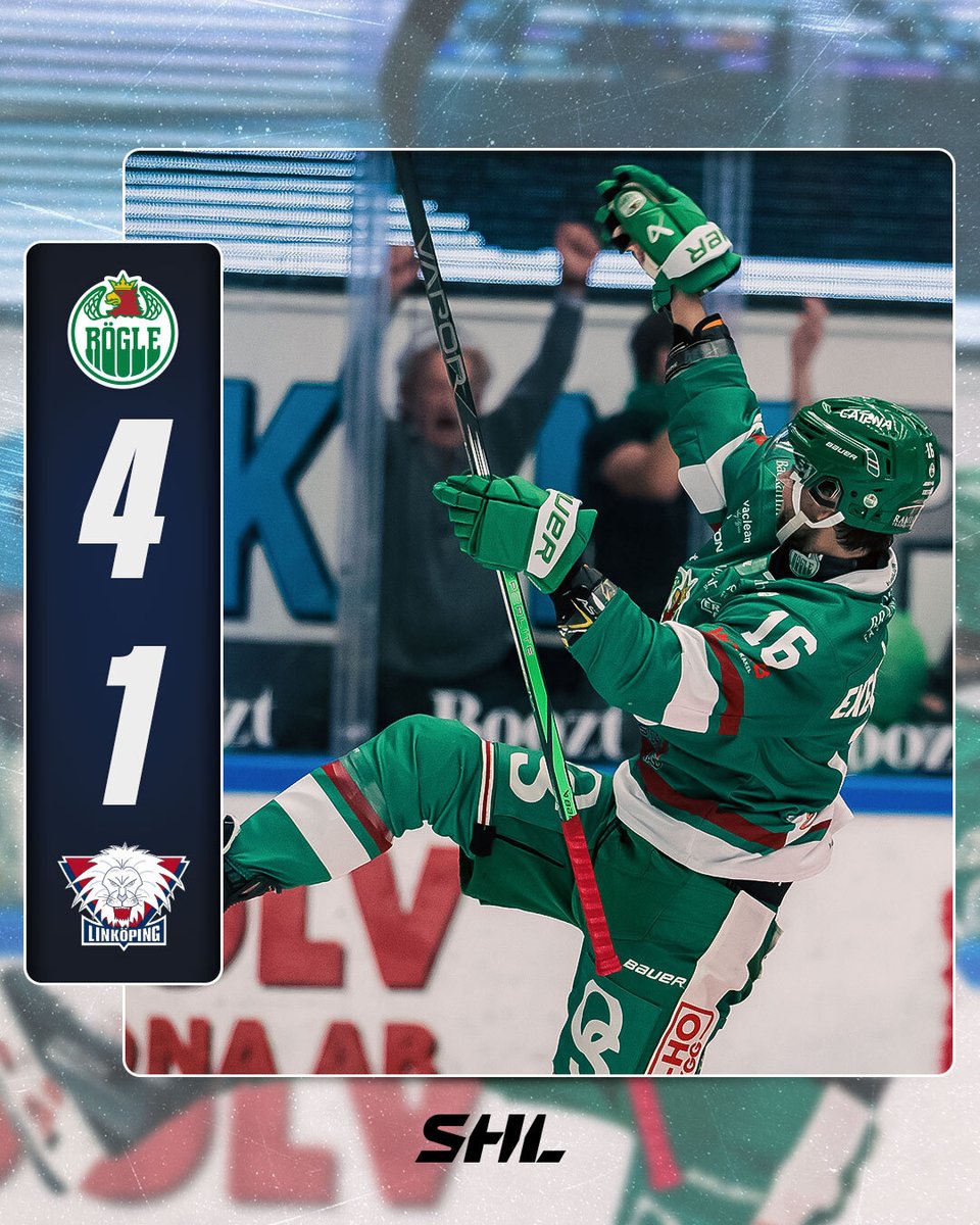 SHLse's tweet photo. Efter åtta raka matcher - Rögle tog äntligen en trea igen.
Text och highlights från matchen hittar du här:📲
https://t.co/JUJI5BD6b2
#RBKLHC #SHL #twittpuck #svsshl #ishockey https://t.co/4WDOBM9Phl