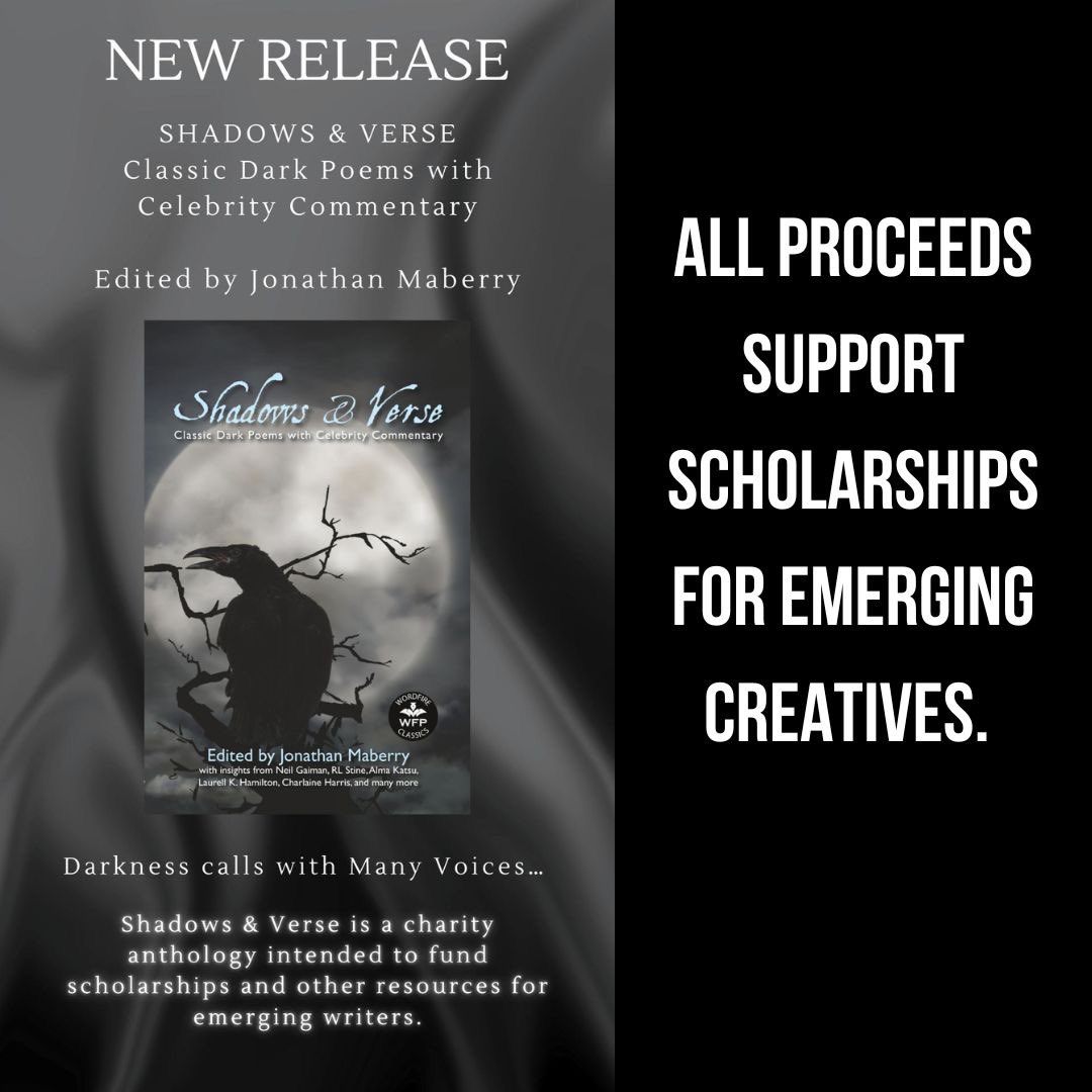 ‼️NEW RELEASE‼️

SHADOWS &amp; VERSE - A collection of classic dark poetry with celebrity commentary, featuring “In Flanders Fields” by John McCrae, Selected and with Commentary by me. 

💌All proceeds support scholarships for emerging creatives. 💌

wordfirepress.com/products/shado…