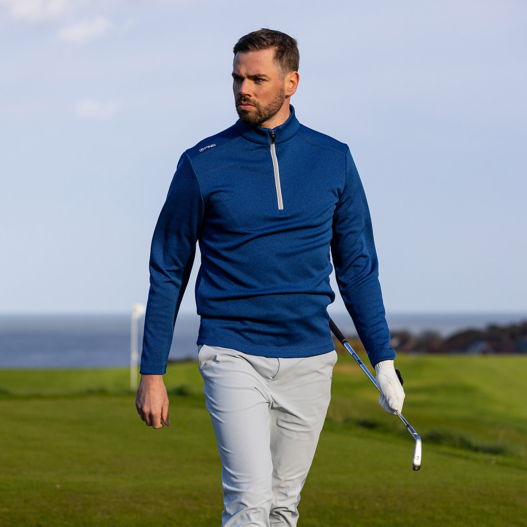 union19__'s tweet photo. A timeless classic from @pingcollection 👀 // The Ramsey half zip pullover in the Inky Marl. Stand out from the crowd 👌 #ping #golfmidlayers #golfing #golffashion #trendygolfwear #originalgreen https://t.co/pYMz5bZXKm