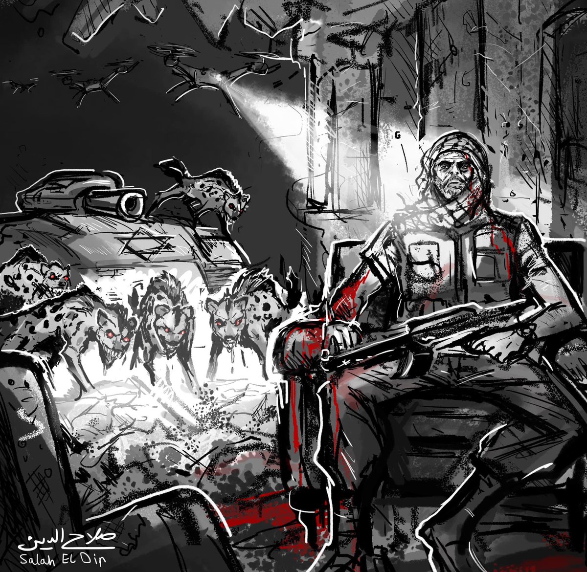 Superman, Batman, CaptainAmerica ابطال وهمية اخترعوها من أجل لأطفالهم…

احنا عندنا كل يوم بطل و ملهم حقيقي، السنوار ليس آخرهم…

#يحيى_السنوار