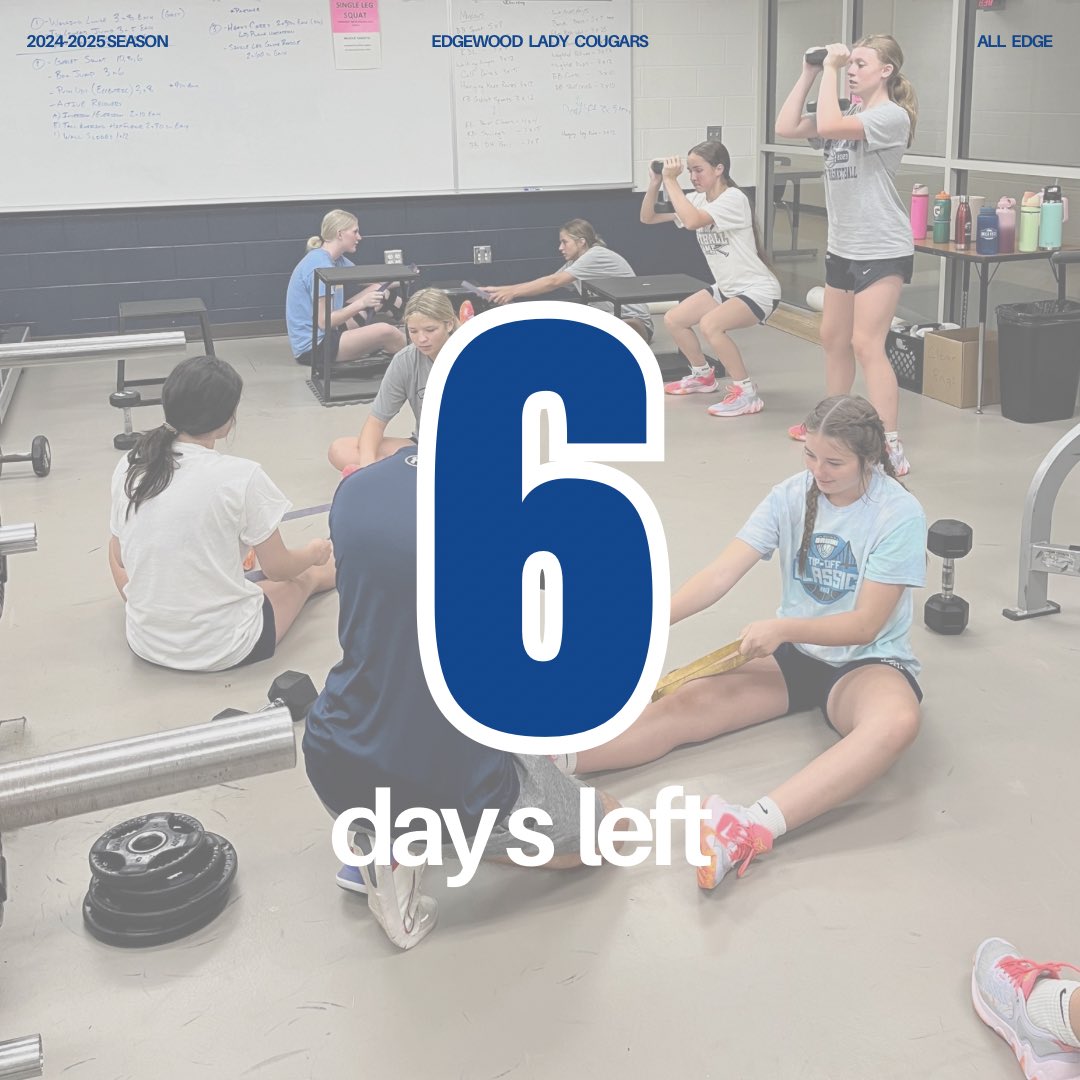 EdgeGirlsBBall's tweet photo. 6 days away!! 

ALL EDGE 🏀 https://t.co/IoTj62rPzq