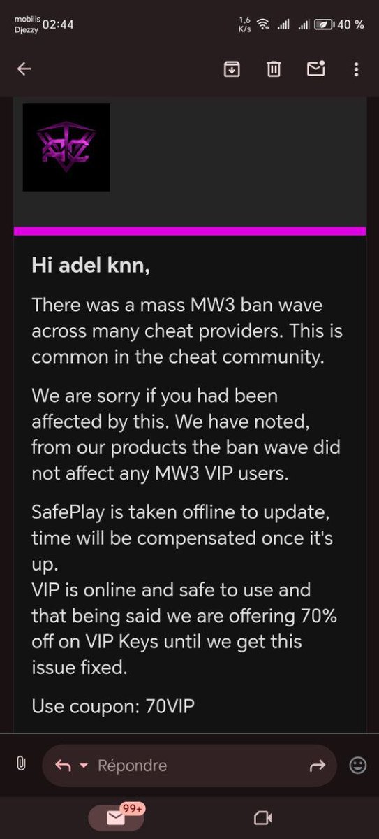 susornah's tweet photo. Po always had a tendency to get hit ban waves, but Zebleer used to be even more dishonest about it. They would ban you in chat, and the list goes on. Just stay complacent and accept it! ;-)
#zebleer #phantomoverlay #news #questions #ewc #report #aimbot #fraud #pullzecheck #anticheat #endstreamerfraud #cheats #aimassist #cheating #mods #codm #codnext #twitch #tiktok #blackops #callofduty #ricochet #gaming #wsow #bo6 #verdansk #activision #callofduty_partner #blackops6 #warzone #twitch #mwiii #thetruthlies