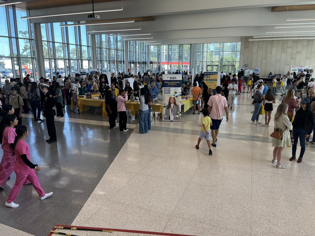 Destination Success is open!  Come and see us at Memorial High School from now till 1:00 today and get a first hand experience of CTE!!