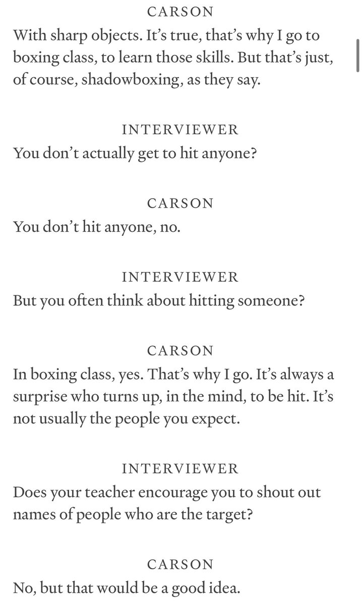 rokwon's tweet image. as ever I am obsessed with Anne Carson’s mind