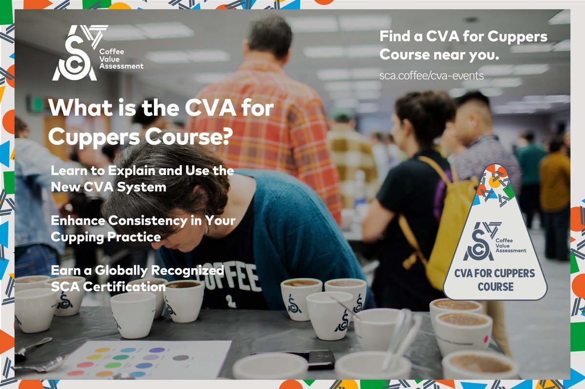 SpecialtyCoffee's tweet image. Discover the Coffee Value Assessment (CVA) for Cuppers Course: a 2-day, hands-on experience designed to take your cupping skills to the next level. Learn the SCA&apos;s innovative approach to coffee evaluation from an Authorized CVA Trainer, and gain... bit.ly/3Bc2BSA