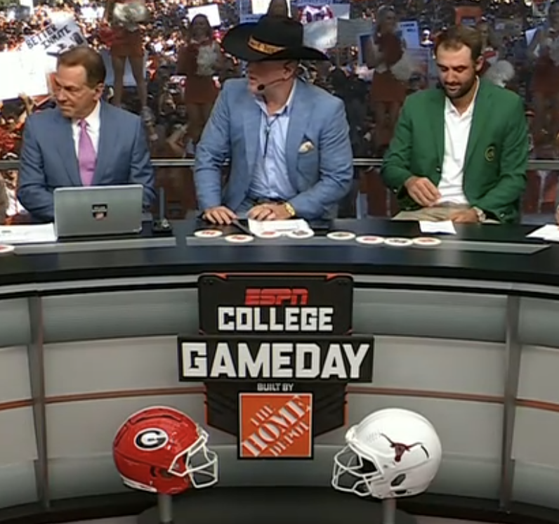 SchefflerLegion's tweet photo. Nick Saban, Pat McAfee, Scottie Scheffler

What a lineup https://t.co/X2RhoAmElg