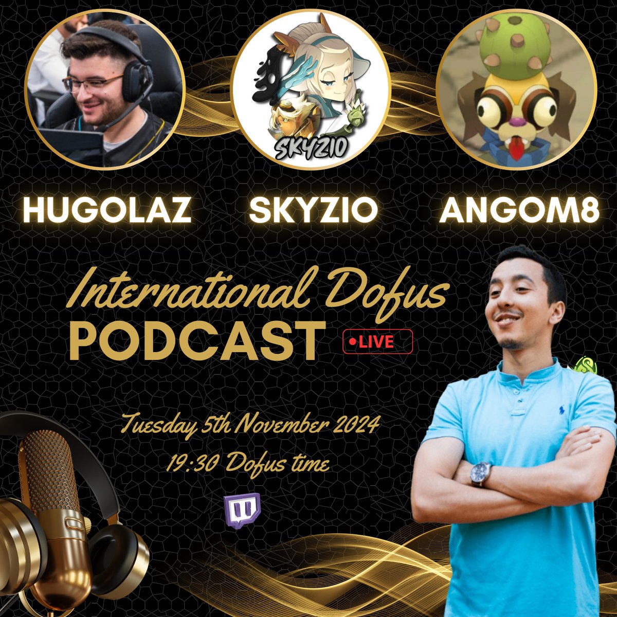 Mark your presence when we make history - Tuesday, 5 November 2024 18:30 - for a couple hours when we speak with 3 remarkable individuals whose contributions to #Dofus need no presentation!

I'm super excited to learn more about them! LEt's show them some love 😎🥃

<a href="/DOFUS_EN/">DOFUS</a>