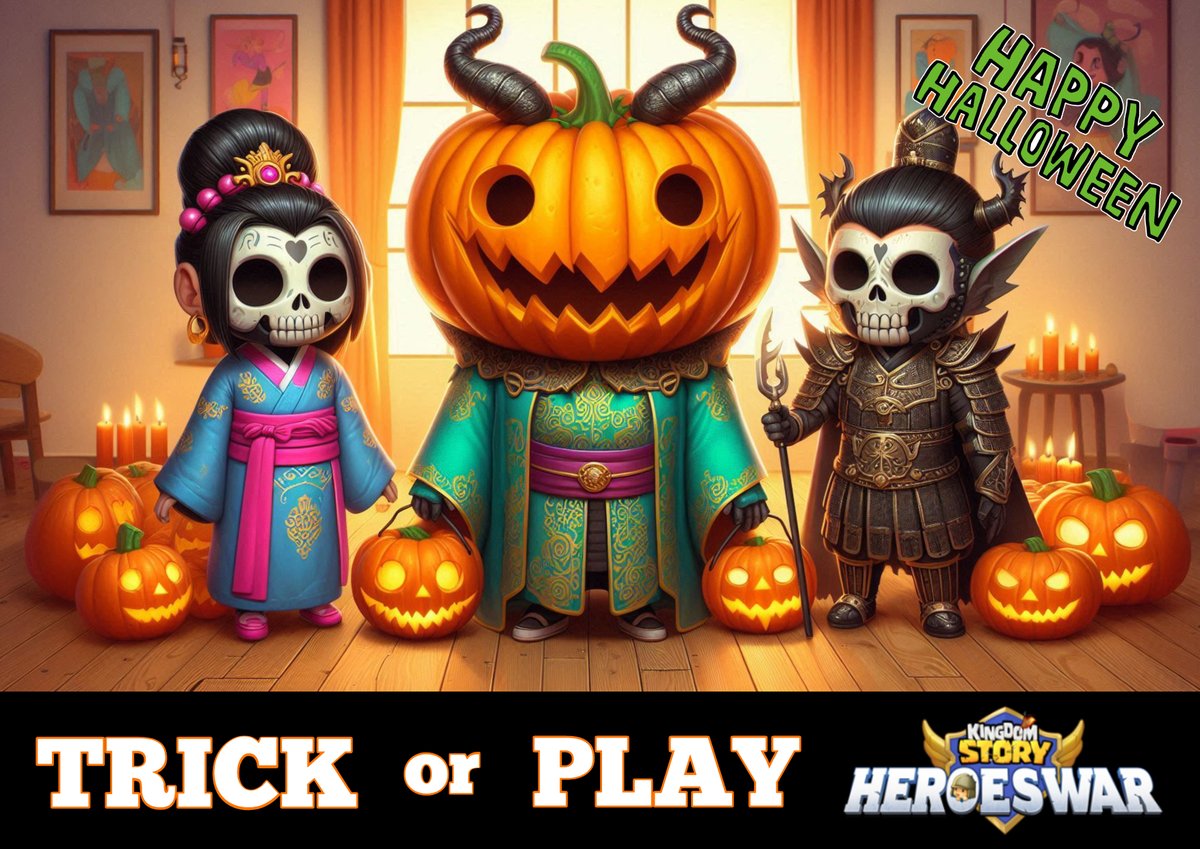 thtntpgbmth's tweet photo. Happy Halloween

@kingdomstorynft
#kingdomstory #heroeswar https://t.co/zRnZrwdZ34
