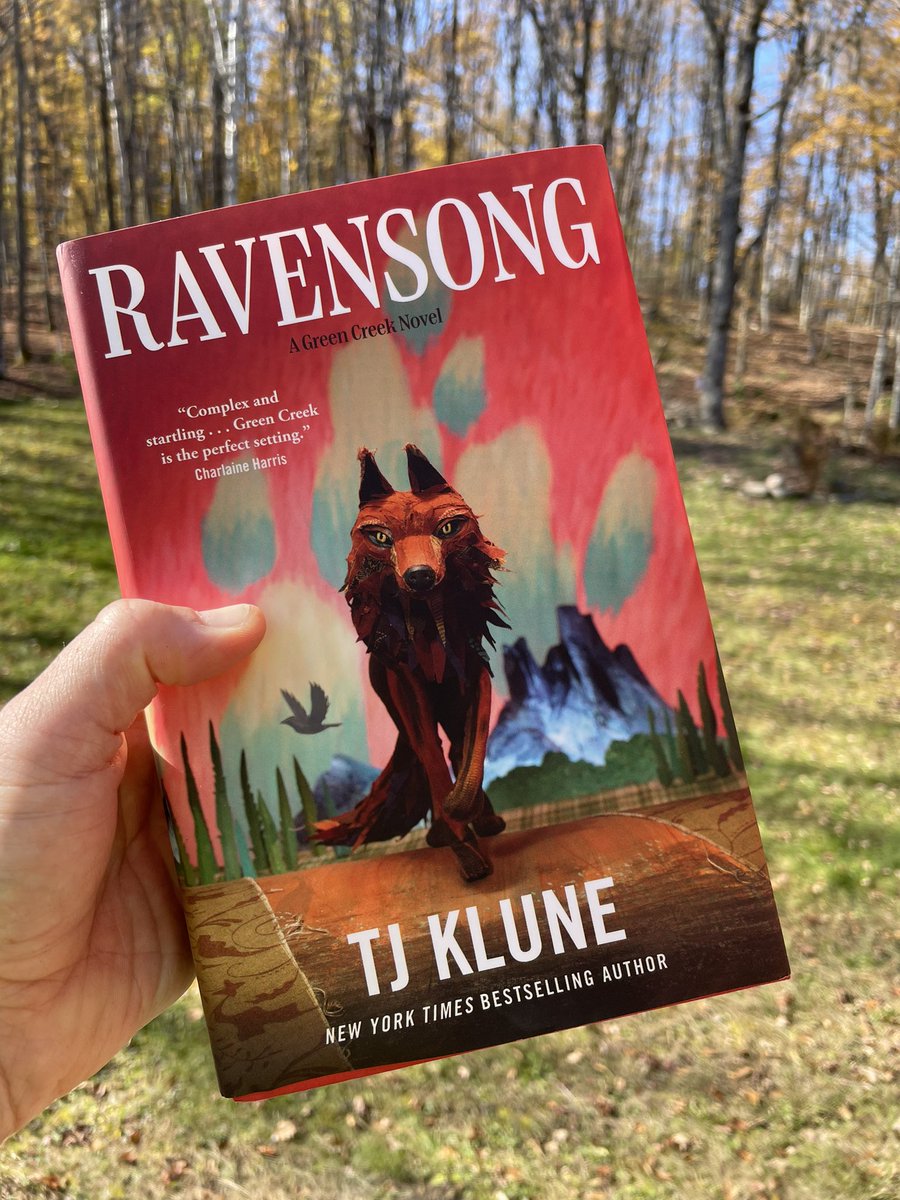 At first I wasn’t sure about the change in POV character, but I ended up really liking where “Ravensong” by @TjKlune went. A great continuation and expansion of this (sometimes sexy) werewolf and witch saga. 🐺🧙🏻‍♂️
