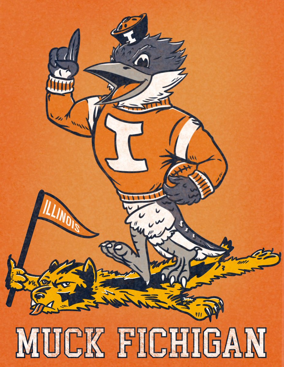 IT’S GAME DAY 🔶🔷 #illini #muckfichigan <a href="/IlliniFootball/">Illinois Football</a>
