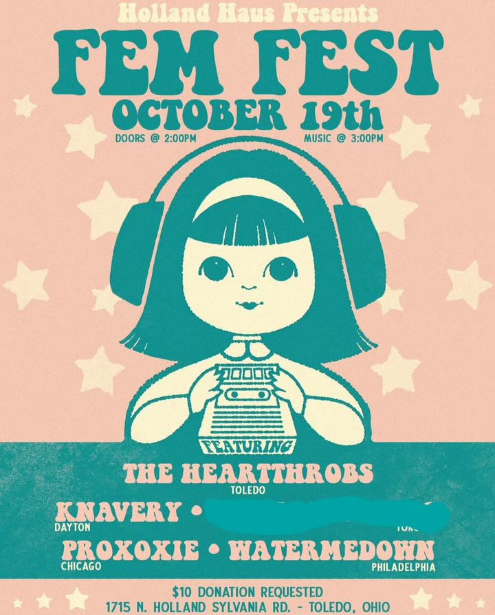 today at the Holland Haus! doors at 3 😎
