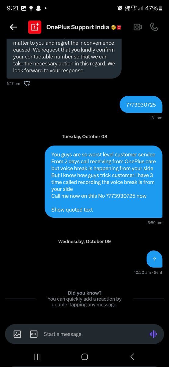 its_akshaypatil's tweet image. @onepluscareIN @OnePlus_IN this is side of OnePlus it's been 2 months I registered for complaint but this guys playing with customers 
TV is warranty but not single person called or look into the issue 
Now they stopped replying me on mail insta and now X 
#oneplusfraud