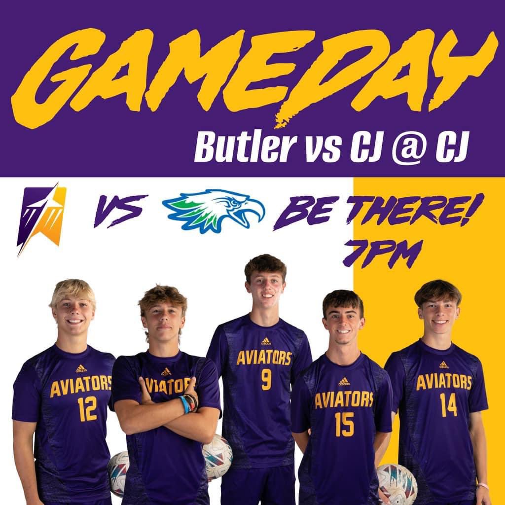 ⚽️ It’s GAMEDAY, TOURNAMENT TIME!!
⌚️ 7:00pm
🆚 CJ
🏟️ Roger Glass Stadium
401 S Perry St, Dayton, OH 45402
🎟️ ohsaa.org/tickets In search tab, type in Vandalia Butler to find the game against CJ. 
🌙 High 50°’s
#weareaviators