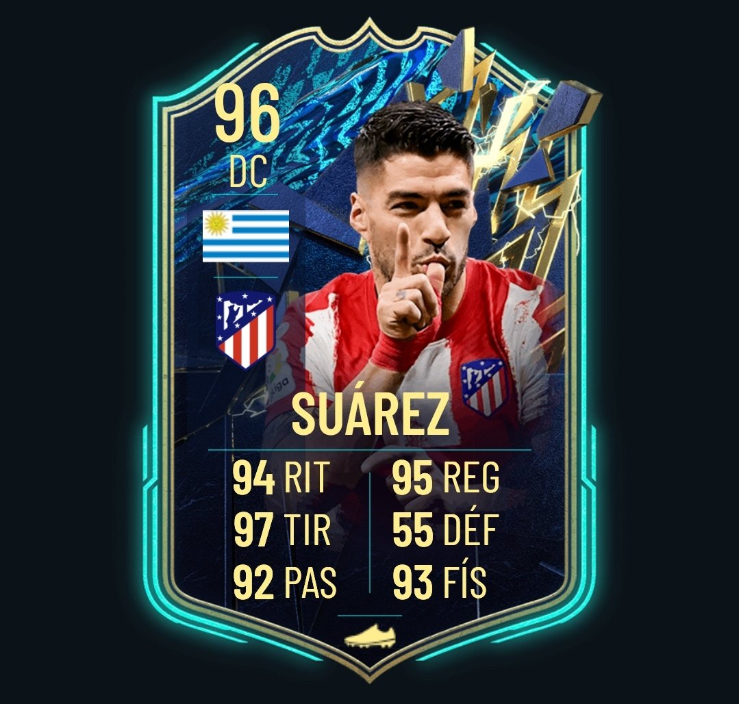 OOCFutbin_'s tweet photo. Un día usaste esta carta sin saber que iba a ser el último Suarez bueno https://t.co/2MdWJkQ6TR