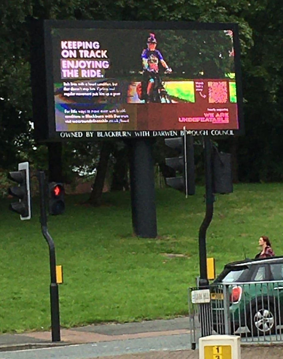 ElectricCranks's tweet image. The ‘We Are Undefeatable in Blackburn with Darwen’ team, was so impressed with Crank Bob’s health recovery they have now adopted him as their new poster boy and are using his story to inspire those living with a range of long-term health conditions to become active.
Go Bob!