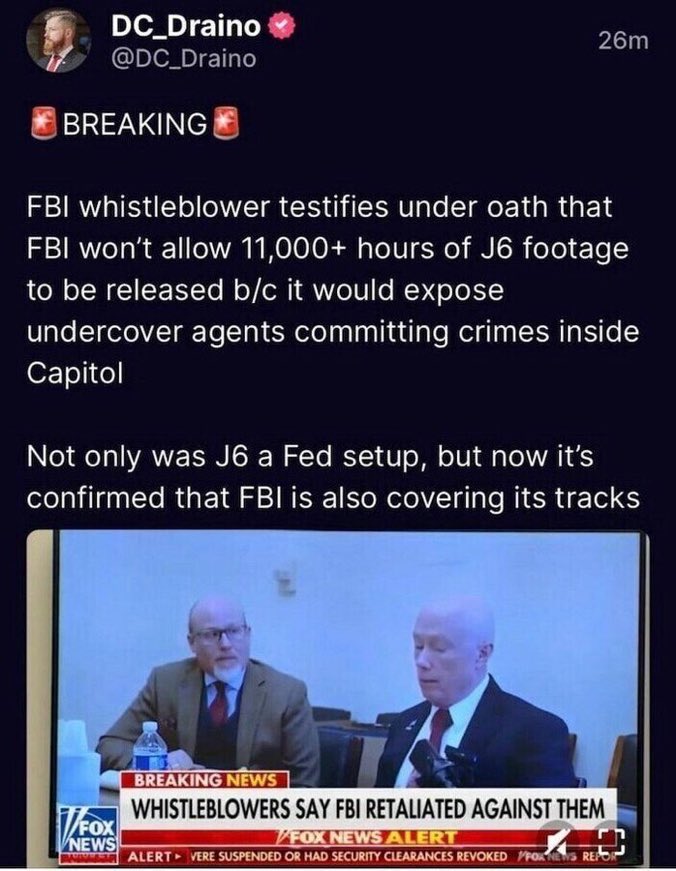 Fraudulent Election staged by Deep State, Russian Collusion hoax, J6 setup and FBI/DOJ coverup are all part of monumental conspiracy to perpetuate a coup against duly elected President Trump!

This can NEVER be forgotten or forgiven until EVERYONE involved is brought to justice!!