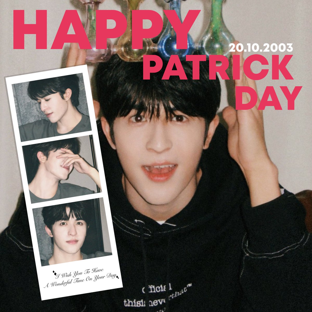 pppat_projectFC's tweet photo. HAPPY BIRTHDAY TO @patrick_pppat 

💖 I Wish You To Have A Wonderful Time On Your Day 💖

ขอให้วันเกิดปีที่ 21 ของน้องแพทริคมีความสุขมากๆ และขอให้ทุกคำอธิษฐานของน้องแพทริคทุกคำขอเป็นจริง รักน้าค้าบ🫶🏻🎂

Count123 Patrick Turns 21st🩷
#Happy21stPATRICKday https://t.co/iFksLZ9568