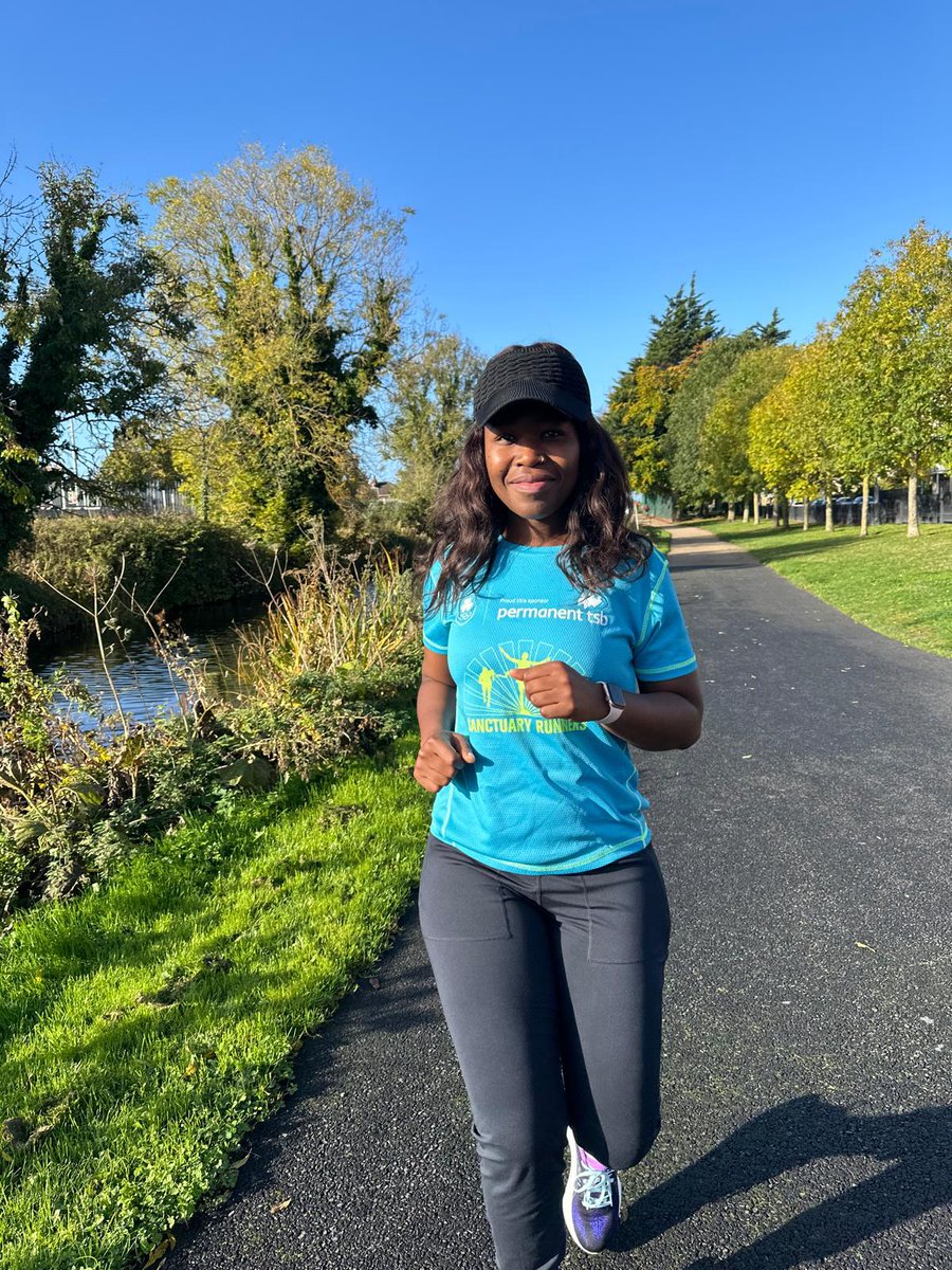 IrishRefugeeCo's tweet photo. Two proud @IrishRefugeeCo @GlobalRun_2024 @SanctuaryRunner   on a beautiful day in Dublin! 

@NickHenderson16
and @wendymuperi

#GlobalRun2024 https://t.co/aupXbz63ae