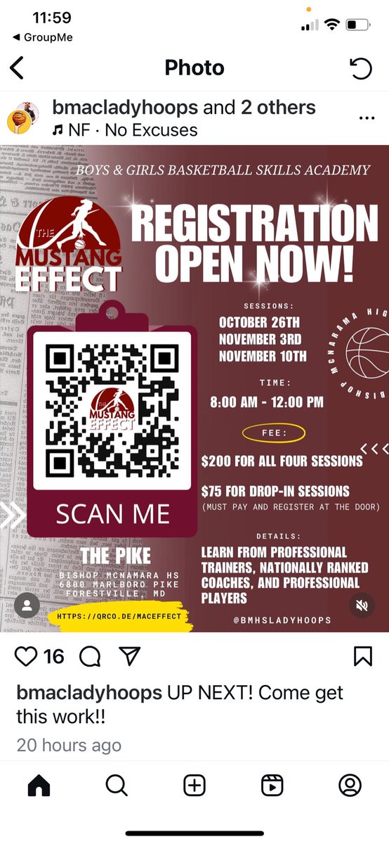 Smallsworld8's tweet photo. @SamBuckMDPreps @695HOOPS Please share this for me. https://t.co/5YlEBXYMwr