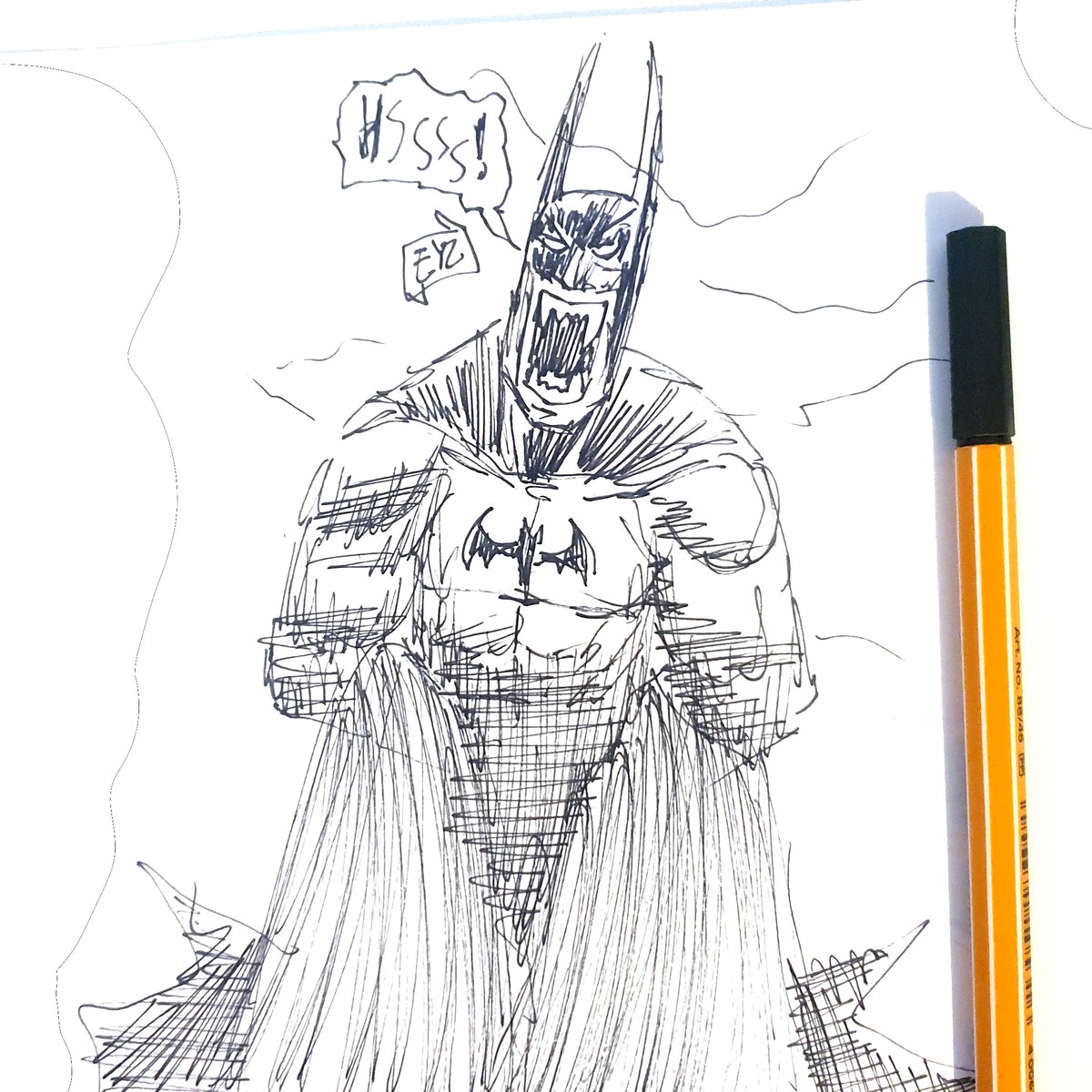 Eyzmaster's tweet photo. Set of sketches I did yesterday during my stream. Enjoy!
#Eyz #myart #DSC #DailySketch #CAPWOLF #captainamerica #manwolf #werewolf #werewolfbynight #vampirebatman #batman #vampire #thebatman #elseworldcomics #marvel #marvelcomics #dc #dccomics #comics https://t.co/NSACTR8txO