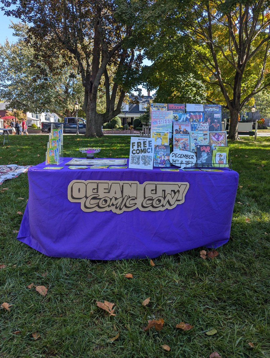 Setup in Berlin MD at the Calvin B. Taylor Museum today for the Berlin Book Festival! Come down and see us. Plus, it's Oktoberfest too, two events in one! 

#bookfest #oktoberfest #comiccon berlinmd