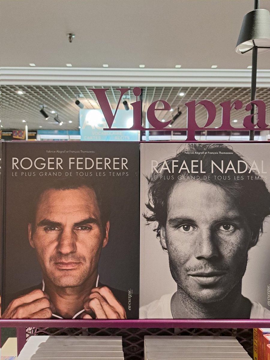 Ils sont inséparables. Ils l'étaient sur le court. Maintenant à la FNAC.
<a href="/Fnac/">Fnac</a> <a href="/EnExergue/">En Exergue Éditions</a> <a href="/JoseCarlinPerez/">José Carlín Pérez</a> @sauveurmerlan <a href="/rogerfederer/">Roger Federer</a> <a href="/RafaelNadal/">Rafa Nadal</a>