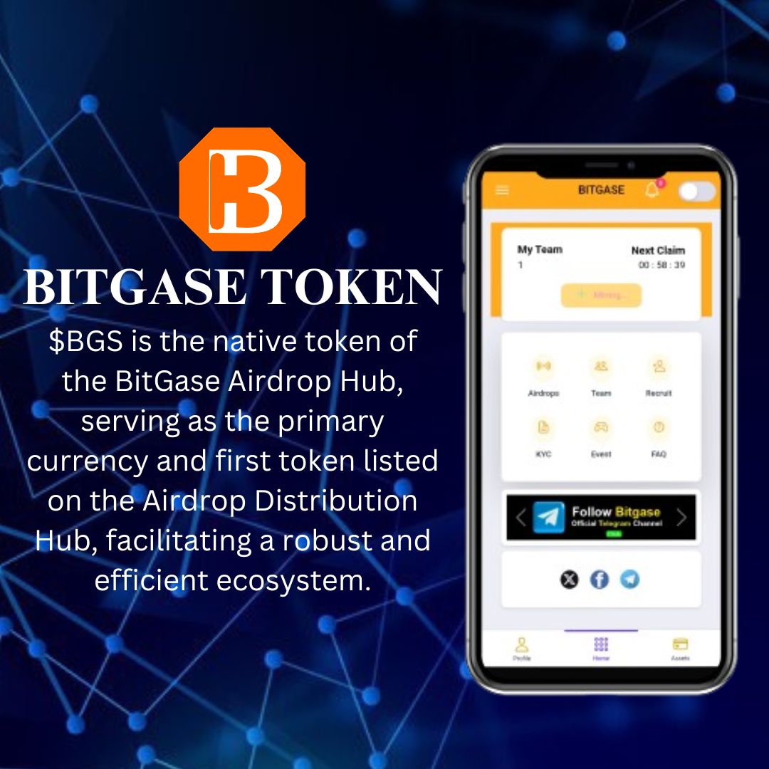 bitgase's tweet photo. 🚨$BGS the first airdrop project on the BITGASE APP, users can earn BITGASE Token by engaging with the platform. Through mining activities, referral bonuses, and airdrop participation, users can accumulate BGS tokens,
#block #BNBChain #CoinMarketCap https://t.co/QwcuRgehlM