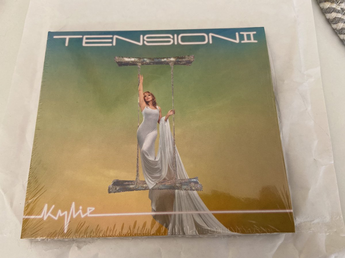 FINALLY!!!! It’s arrived ❤️ #TensionII <a href="/kylieminogue/">Kylie Minogue</a>