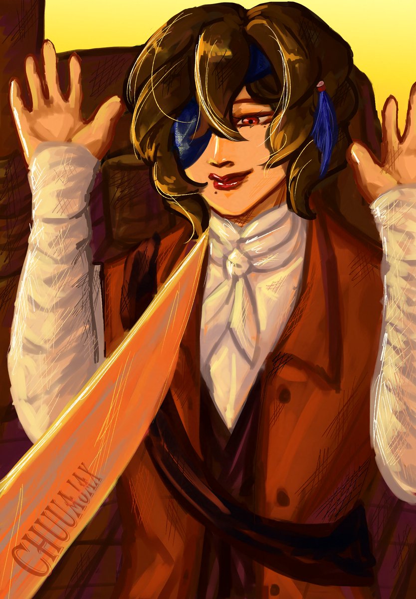 Day 6: Pirates "You dare to challenge me?"
#skkAUsWeek #太中 #soukoku