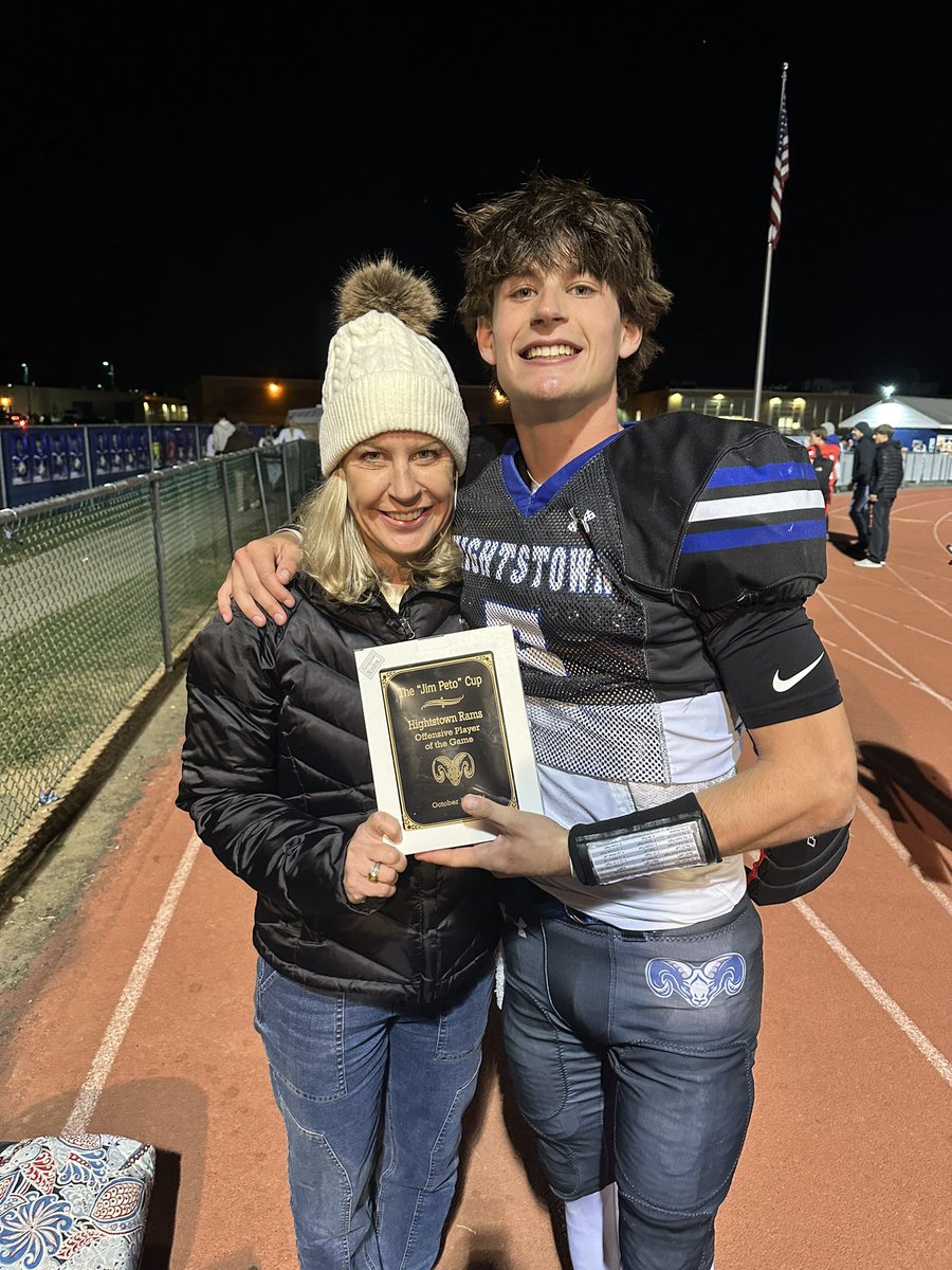 Annual Peto Cup vs Allentown. Tough loss for the RAMS. Special night for Cole being honored as Offensive MVP. Miss you, Jim, and forever grateful for what you did for HHS Athletics.