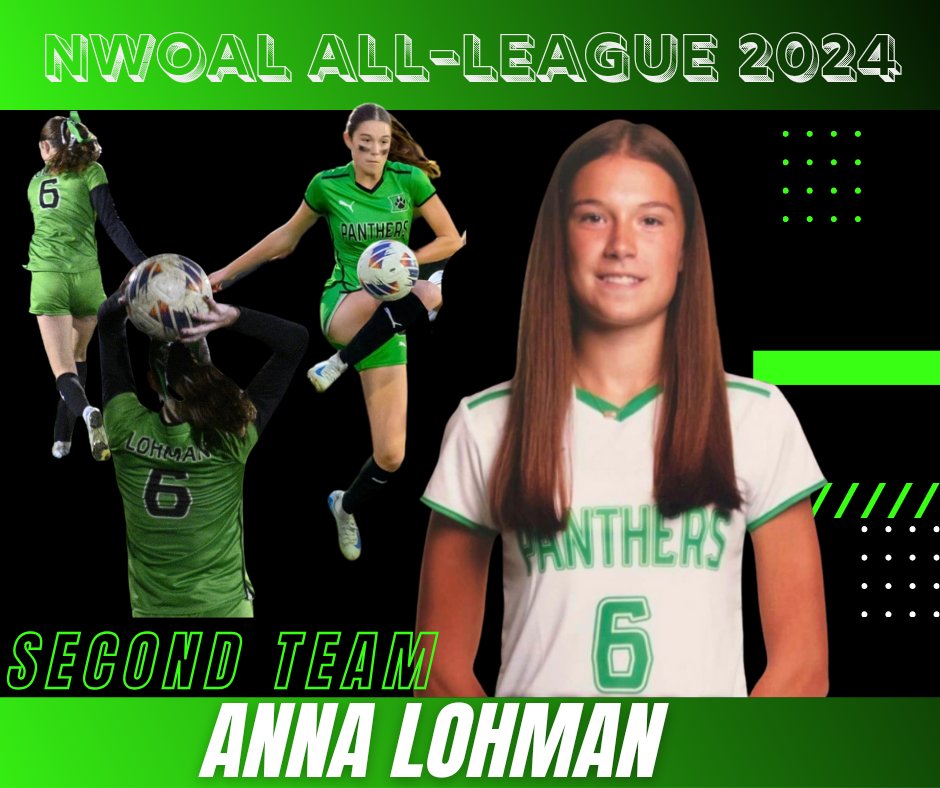 Congratulations to our ladies for their NWOAL All-Team Recognition 

Second Team- Abbey Todd
Second Team-Anna Lohman