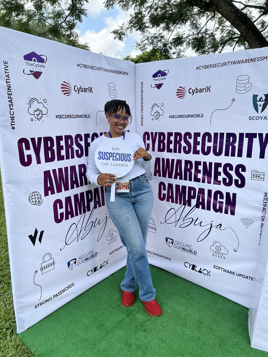 Who can you see 👀 
Check the Backdrop Banner also 😉 

#TheCySafeInitiative #TheCySafeInitiativeAbuja #CybersecurityAwarenessMonth

CC: <a href="/Cyblackorg/">#CyBlack2025</a> <a href="/CybarikGlobal/">Cybarik</a> 
<a href="/helloperp_/">Perp.</a> <a href="/lady_sheraz/">••oxRaz••</a>