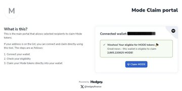 DClonexCrypt0's tweet photo. ✨ Bonus: $MODE Season 2 Drop Claim Soon:

➡️ https://t.co/B8NvNGwCw2

🥳 $MODE Season 2 Airdrop Claim Now Live!
➡️ https://t.co/jZHbsniq3M

🔥 Season 3 Also Live - Stake, Vote &amp; Earn From a $2M Share! https://t.co/FPKHllGDzk