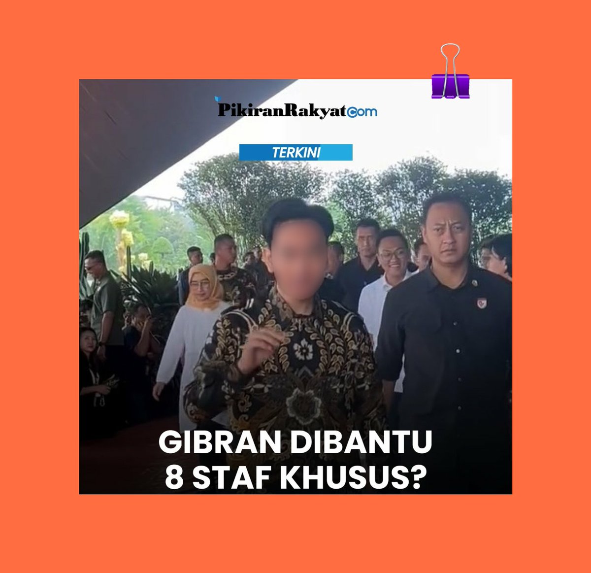 WAPRES KOSONG MELOMPONG | 

Karena "berkebutuhan khusus", jadi perlu "uluran tangan" 8 ekor stafsus.

Bisa saja lebih dari 8 ekor stafsus, utk mengisi ruang - ruang kosong dalam tempurung kepala Wapres Fufufafa yg benar - benar "benar kosong".
.
.
😁🍻🚬
#FufufafaAibNasional