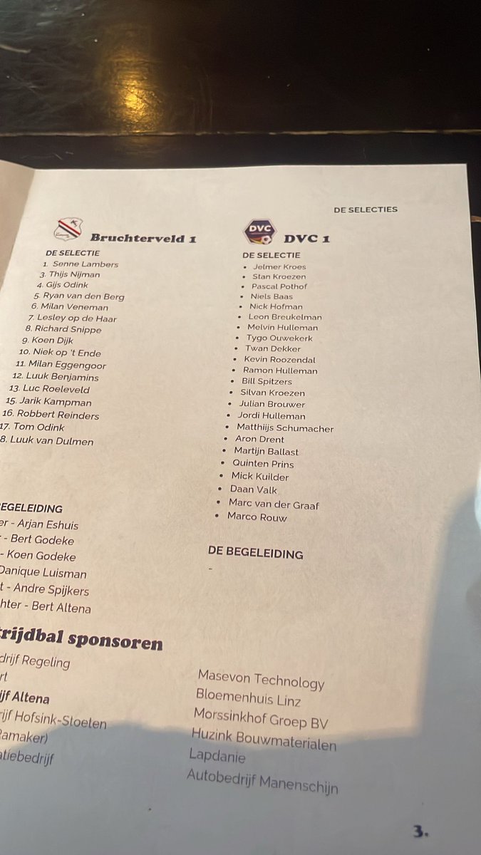 DVC1_Onlyfans's tweet photo. Dat ze in Bruchterveld een paar jaar achterlopen wordt - kijkende naar de selectie van DVC - wel pijnlijk bevestigd 😜 https://t.co/CkEjOhJA8u